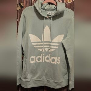 Adidas womens Green Hoodie Sweater
